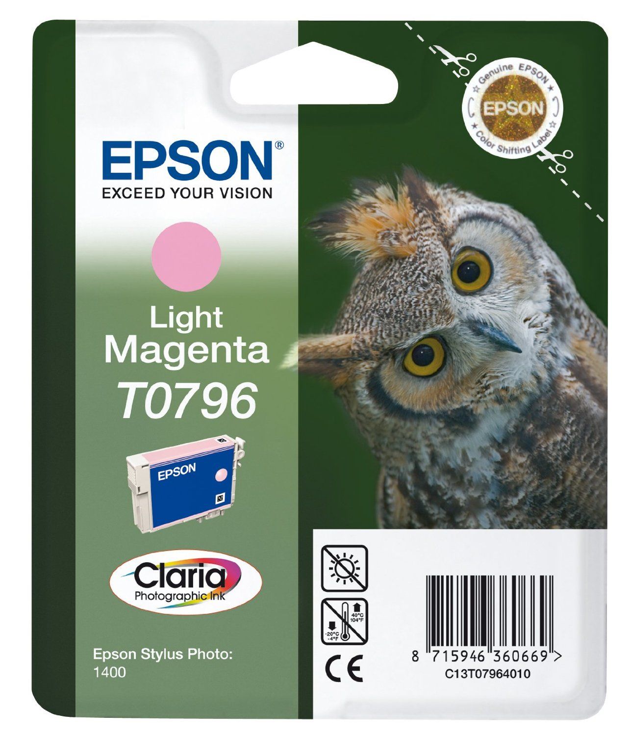 Epson T0796 Light Magenta Ink