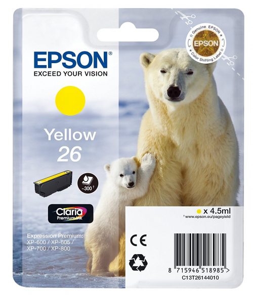Epson T2634 Yellow Ink Cartridge