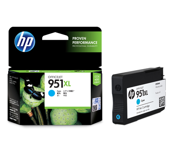 HP 951XLC Cyan Ink Cartridge