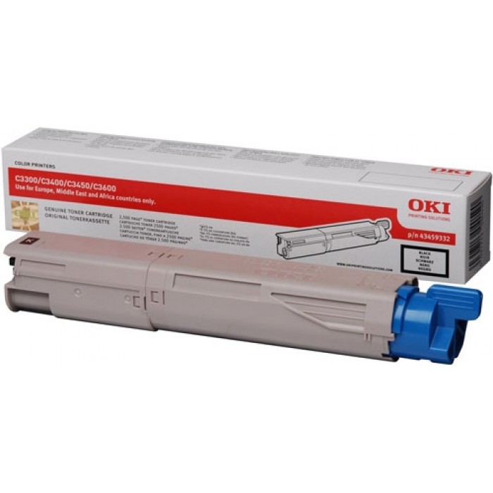 Oki C3300/3400 Black Toner Cartridge